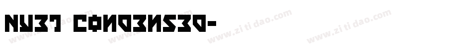 Nyet Condensed字体转换
